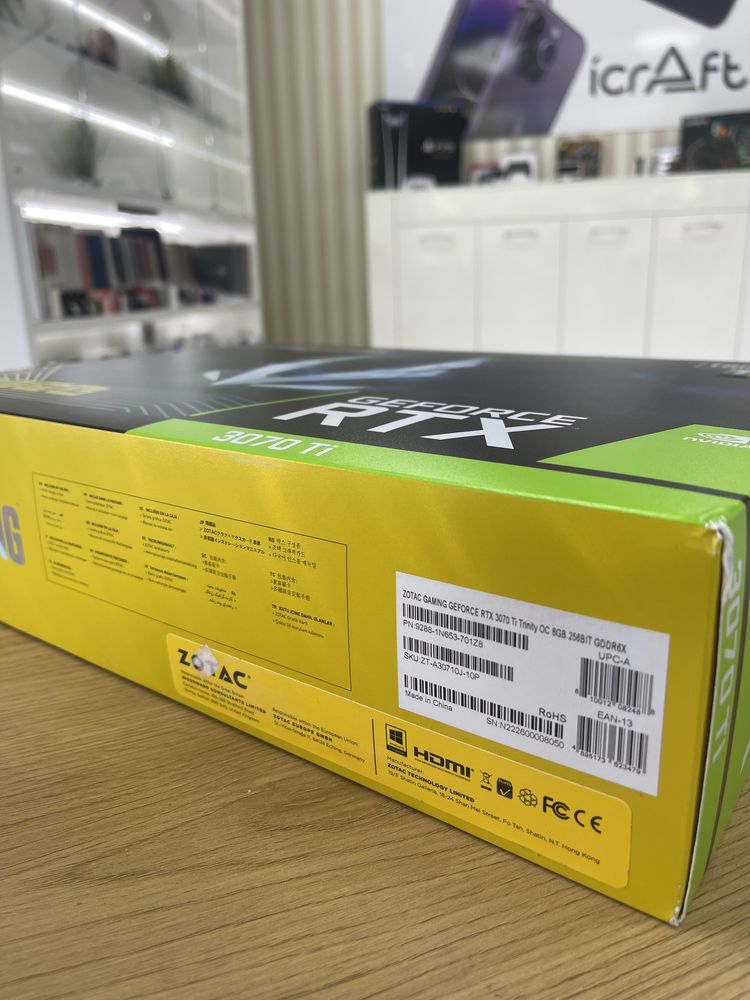 Відеокарта Zotac Gaming GeForce RTX 3070 Ti Trinity