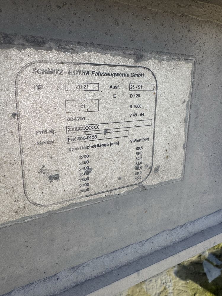 Przyczepa Schmitz Gotha BDF