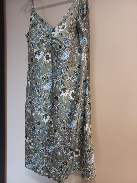 Satynowa Koszula nocna Stradivarius S 36 sukienka