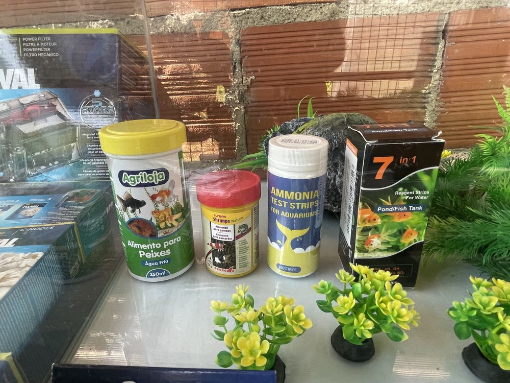 Aquário + acessórios