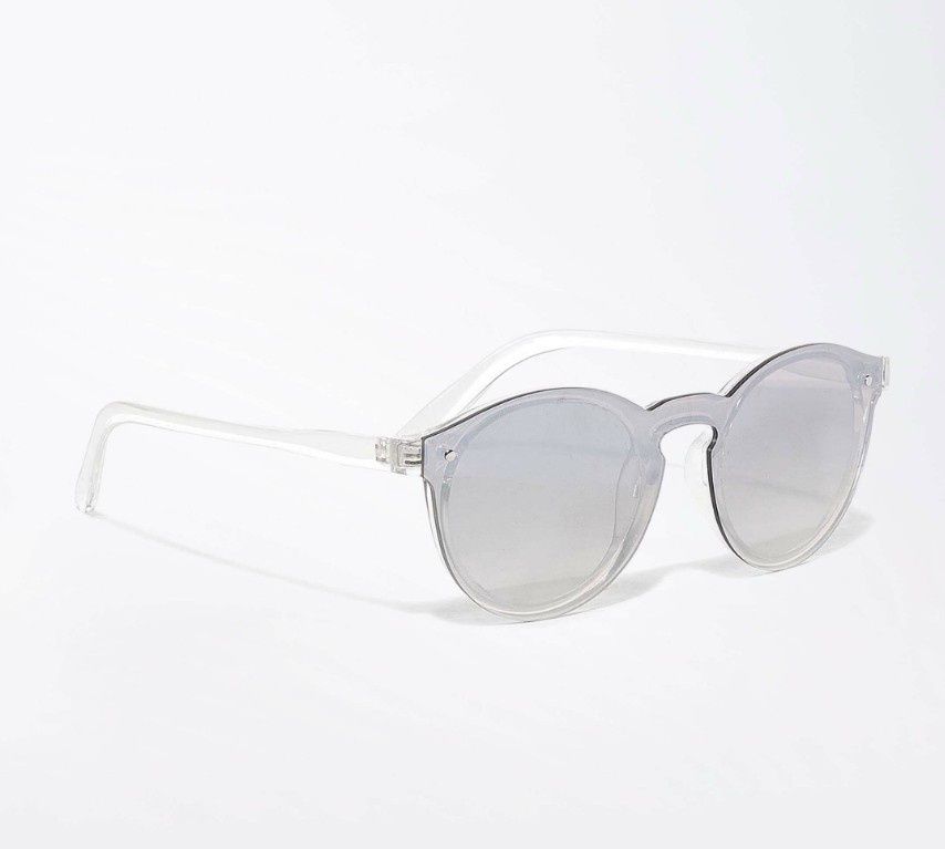 CCC Okulary przeciwsłoneczne srebrne szkła lustrzanki