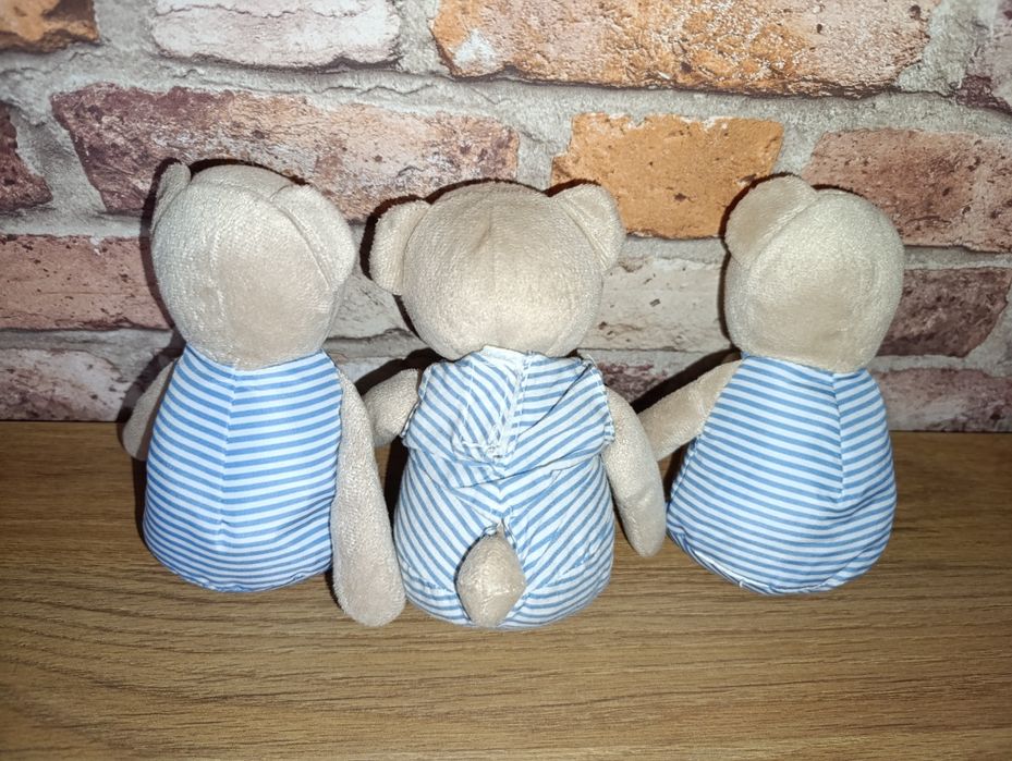 FABLER BJÖRN miś Ikea Pluszak, beżowy, 21 cm 3 szt. zestaw