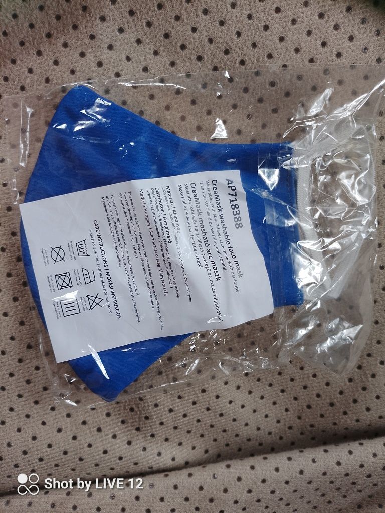 Maseczka na twarz materiał Eurovia