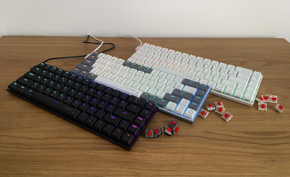 НОВІ Механічні Клавіатури E-YOOSO A68RGB (RED SWITCH)