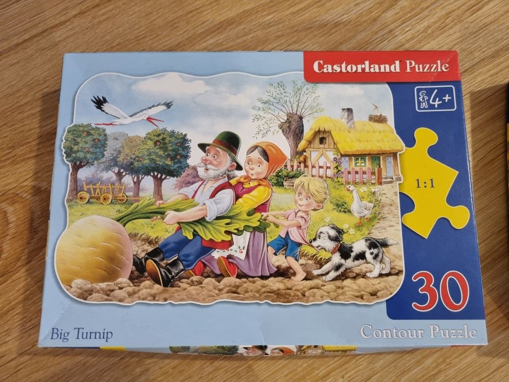 4x puzzle Colorland i Trefl, 30, 60 elementów