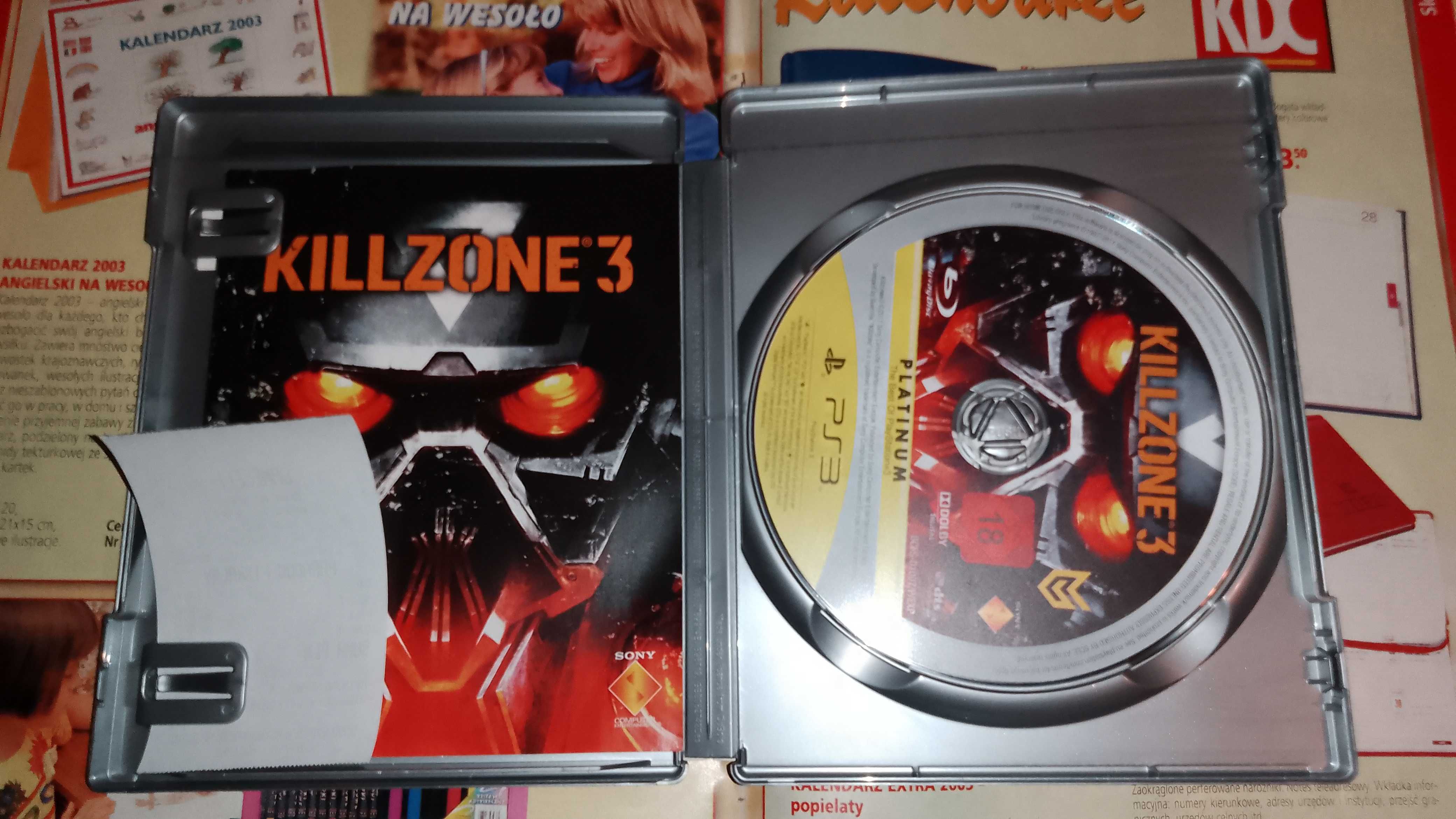 + Killzone 3 PL + gra na PS3 w polskiej wersji świetny stan