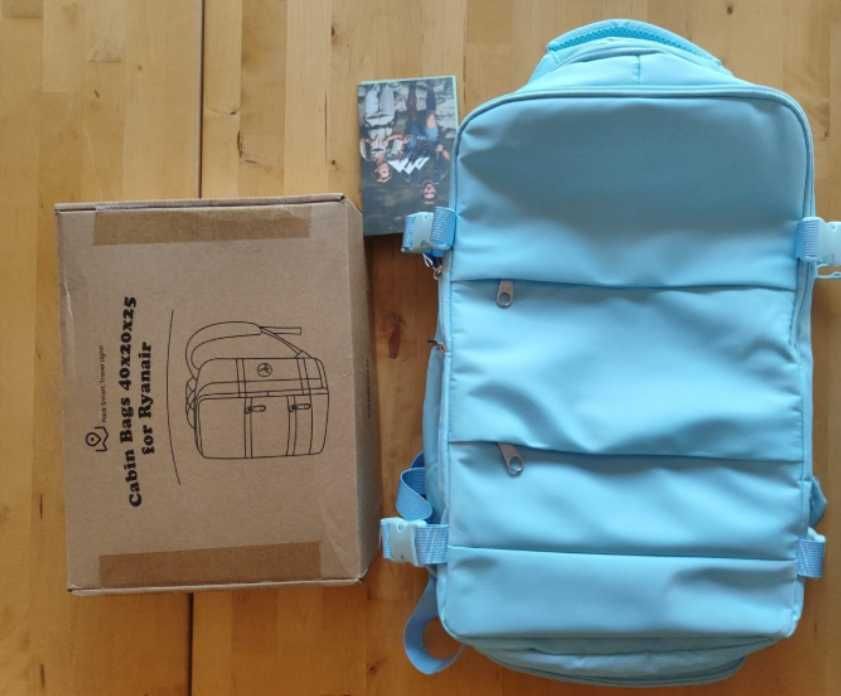 Mocny Plecak Do Samolotu Turystyczny Kabinowy 40x20x25 Ryanair Wizzair