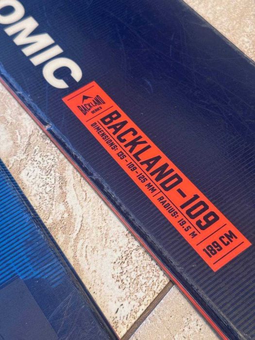 Скітур/фрірайд лижі Atomic Backland 109, 189cm з кріпленням G3 Ion 12