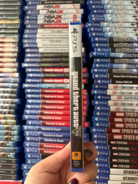 Гра GTA 5 на ps5, диск з грою на пс 5, ліцензія