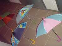 Kolorowe parasolki dla dzieci na deszcz, słońce, bajkowe wzory