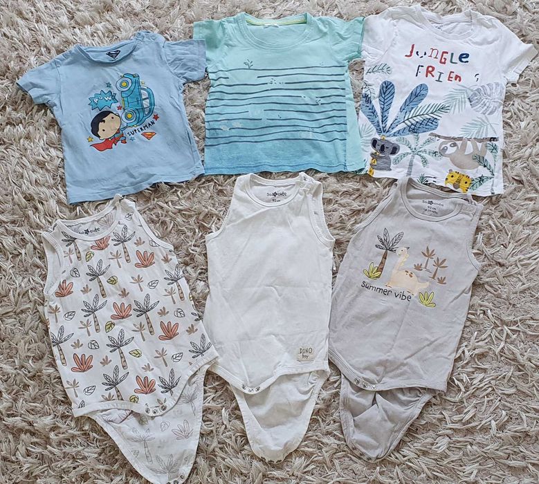 Mega paka ubranek dla chłopca rozmiar 86/92 - 40 sztuk