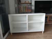 Ikea, Szafka BESTA, biały, 120x40x64 cm