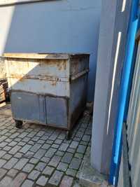 контейнер для сміття металічний, бак мусорний