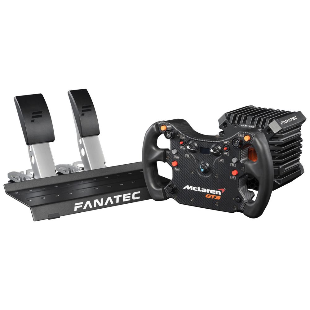 SIM Racing Fanatec CSL DD QR2 + McLaren GT3 V2 + Pedais + Playseat