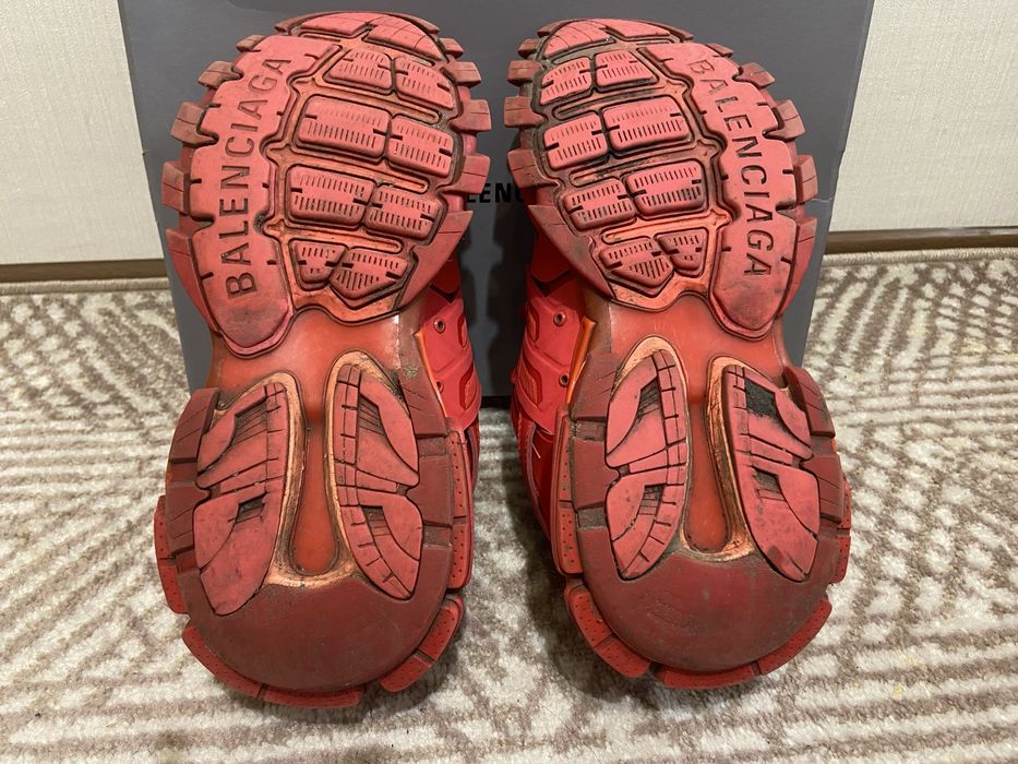 Кросовки balenciaga track full red