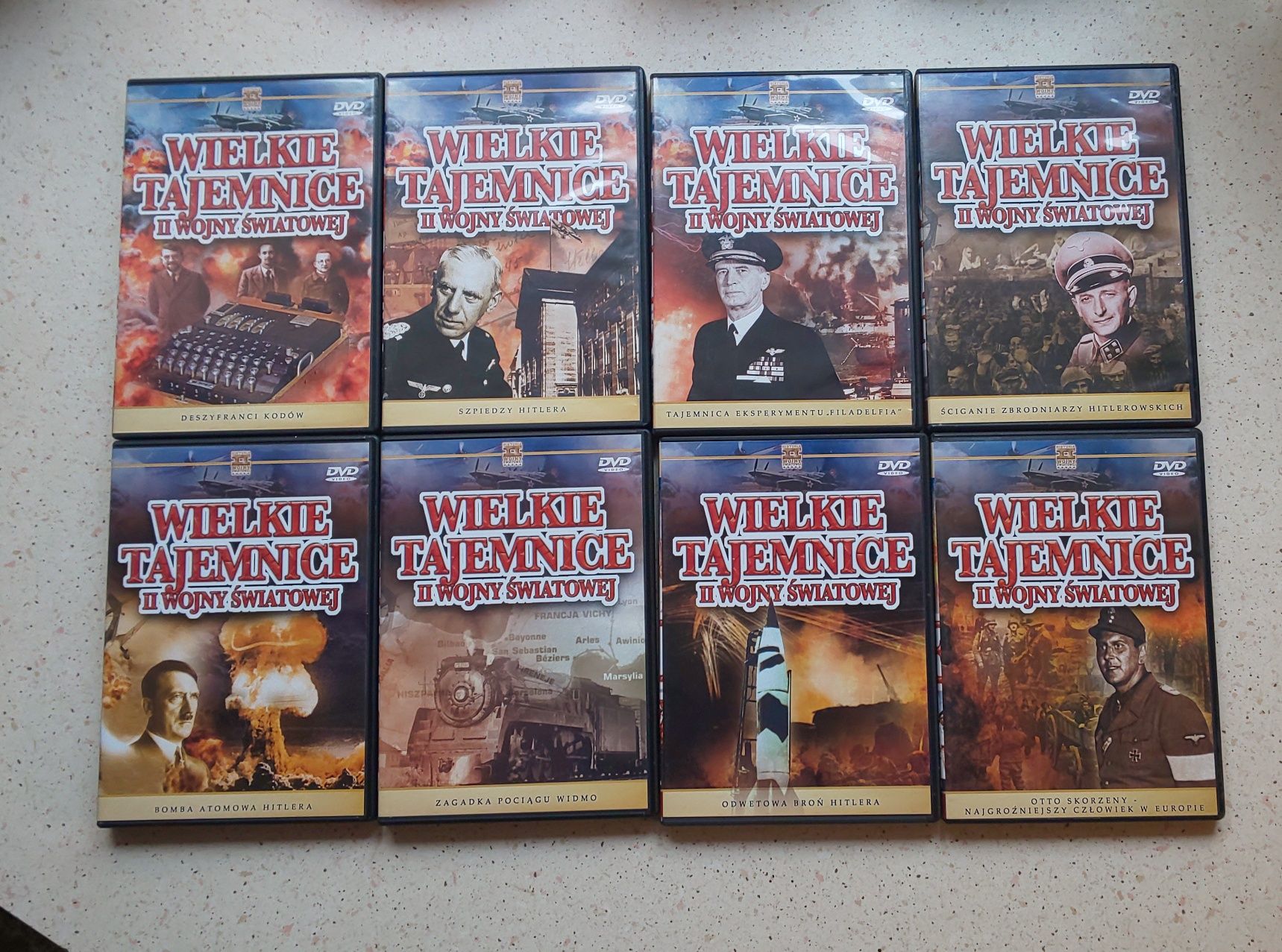 Kolekcja płyt DVD Wielkie Tajemnice II Wojny Światowej