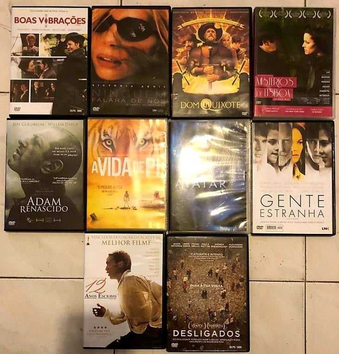 10 DVD Filmes de qualidade