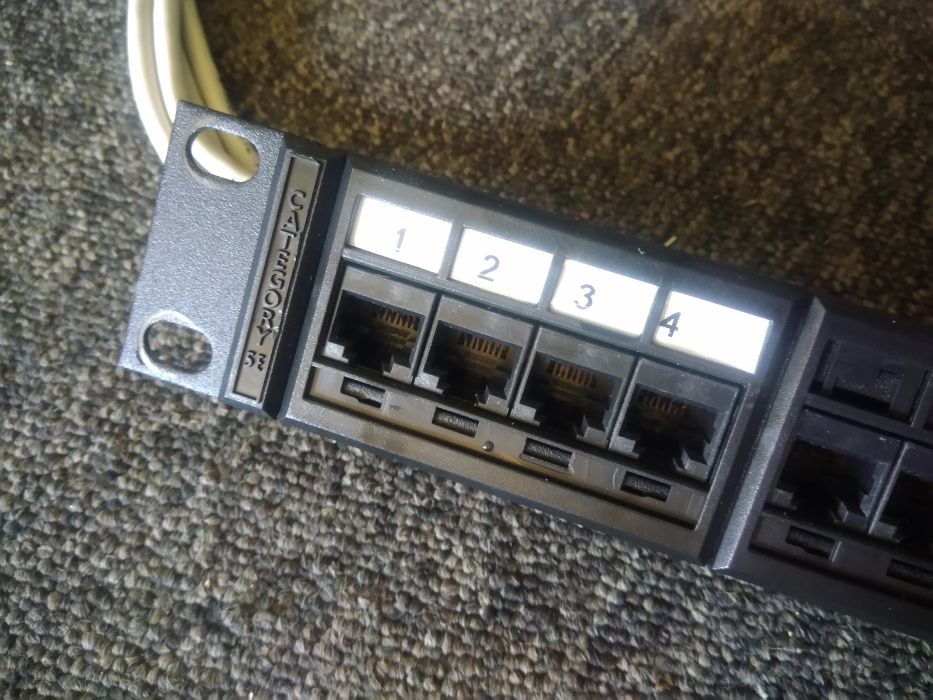 Molex 24-Port/Channel CAT5 RJ45 Patch Panel, 1 Unit, 19'' Rack64739145994882123