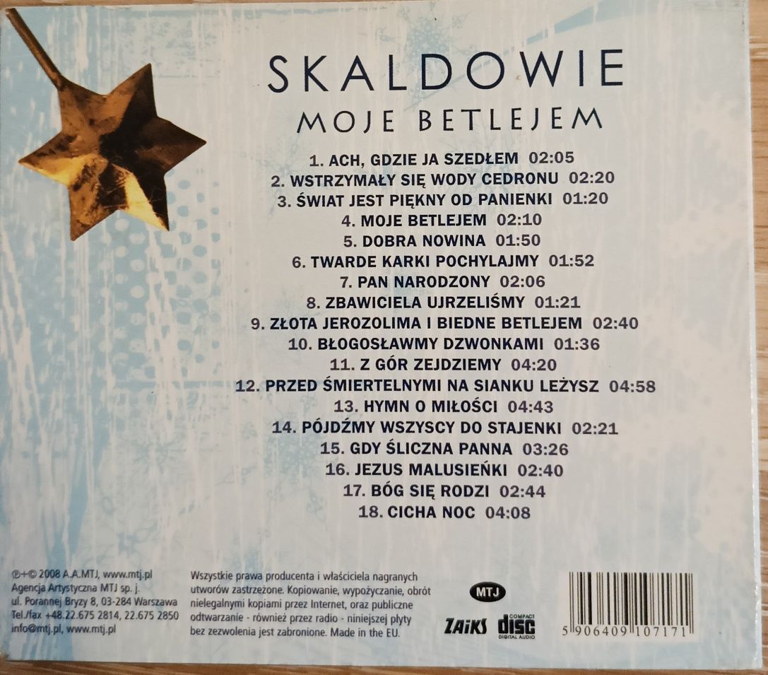 Skaldowie Moje Betlejem CD