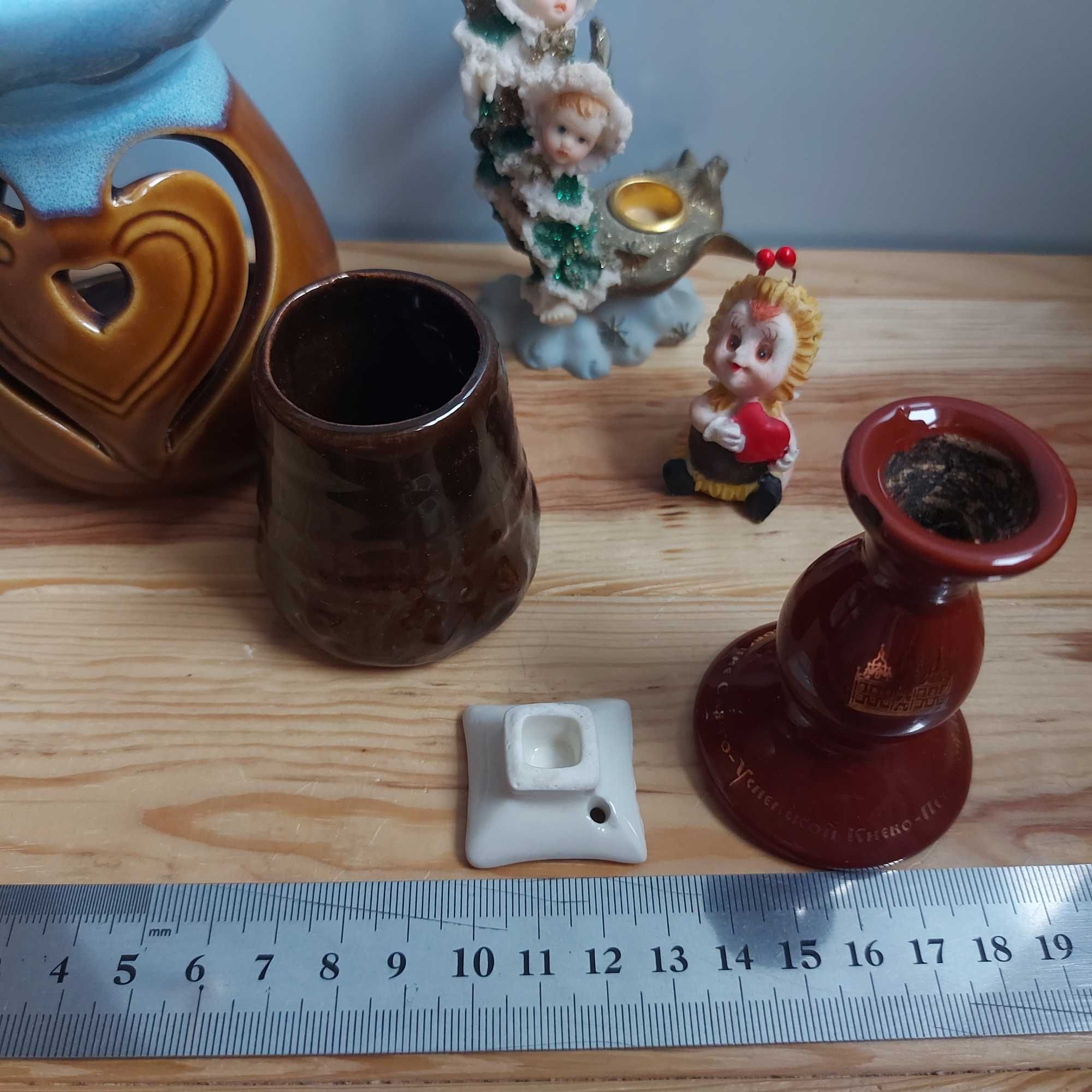 Статуэтки фарфоровые глиняные/ аромалампа/подсвечник