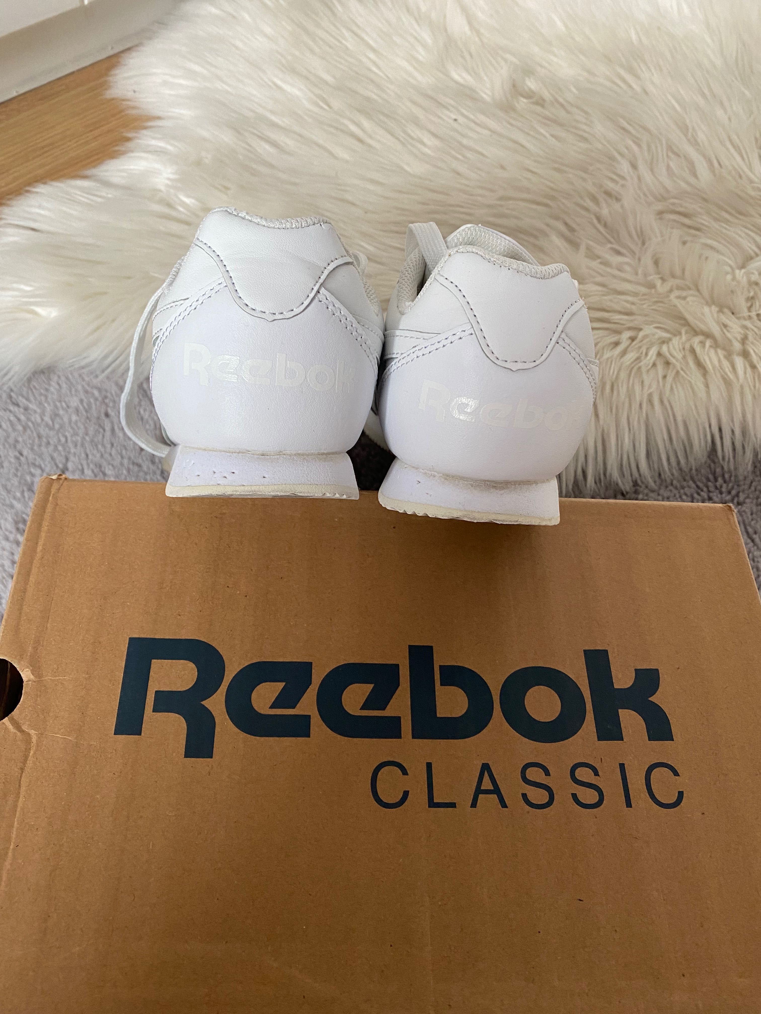 Buty białe sneakersy reebok 36