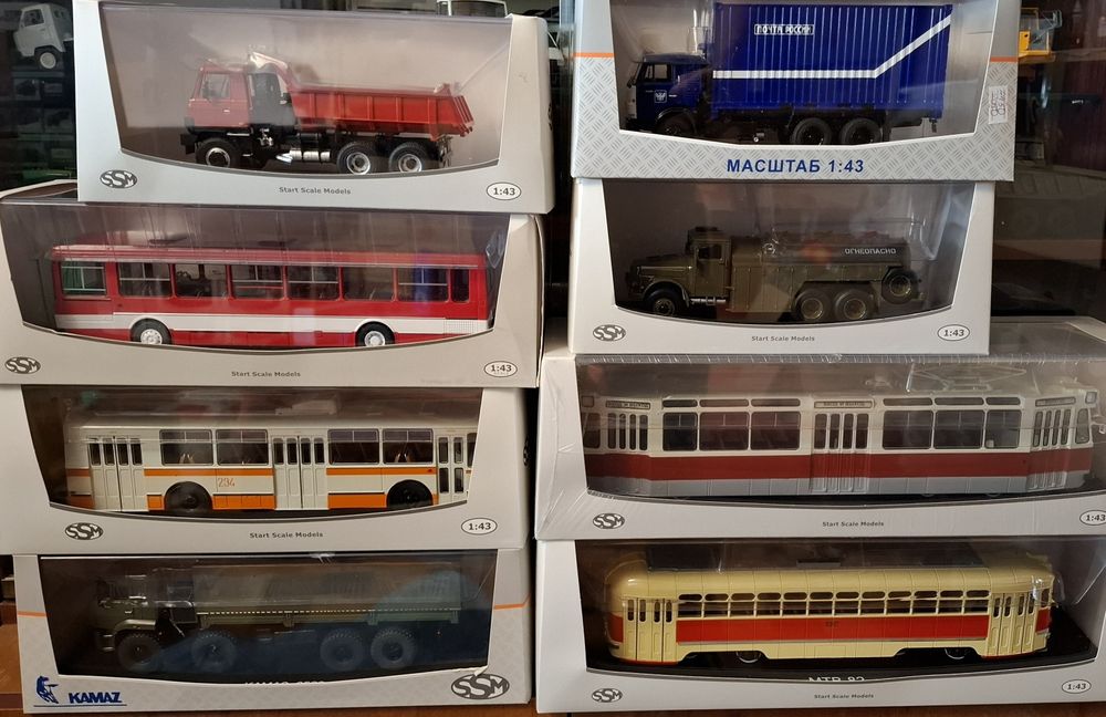 SSM МТВ Трамвай ClassicBus Паз Лиаз Liaz 1/43