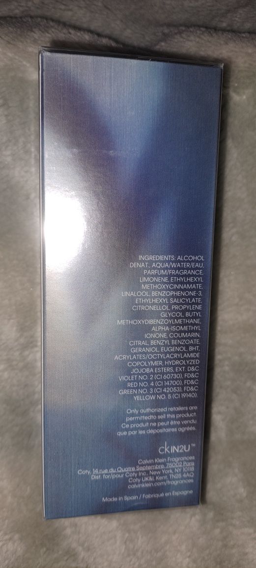 Perfum Calvin clain 100ml nowy nieotwarty orginalny Mega prezent