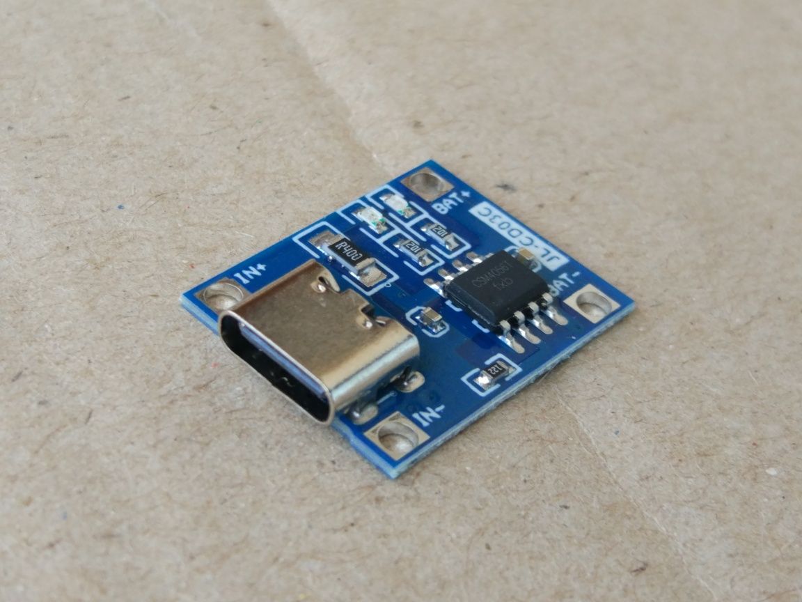 Плата заряда TP4056 USB type C для 18650