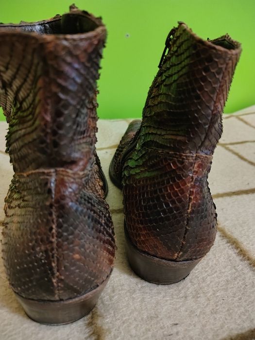 Казаки мужские, кожа питона