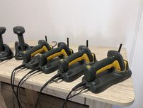 4 szt. Bezprzewodowy skaner QR HDWR HD-SL99 - WiFi, stacja + pamięć