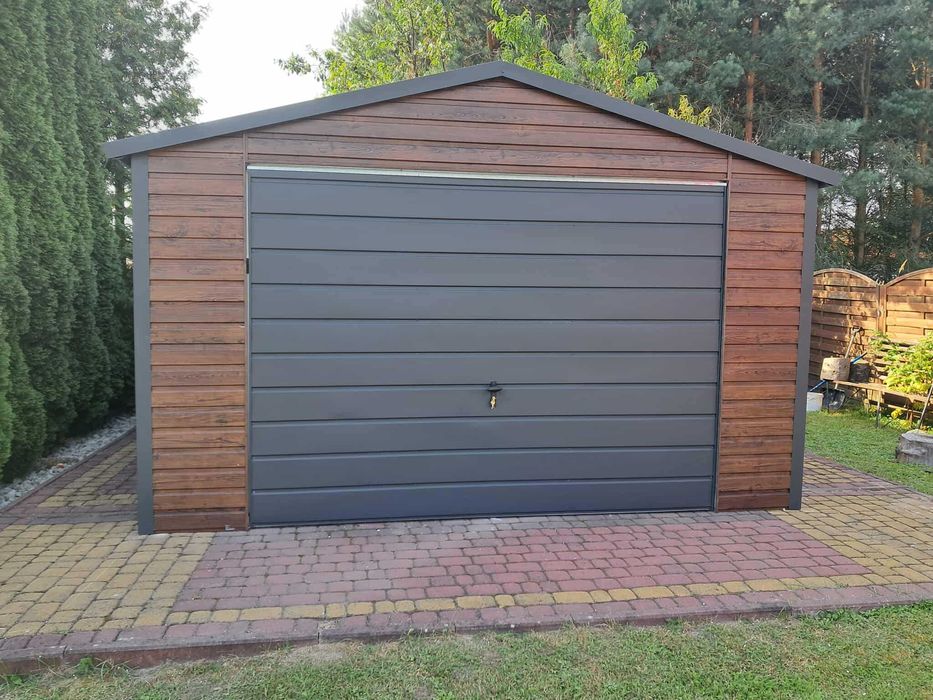 Garaż blaszany, wiata. WZMOCNIONY PROFILAMI. Producent. Cała Polska