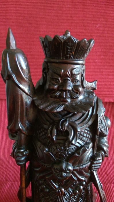 Escultura  em madeira século  XIX uma obra de arte portes grátis.