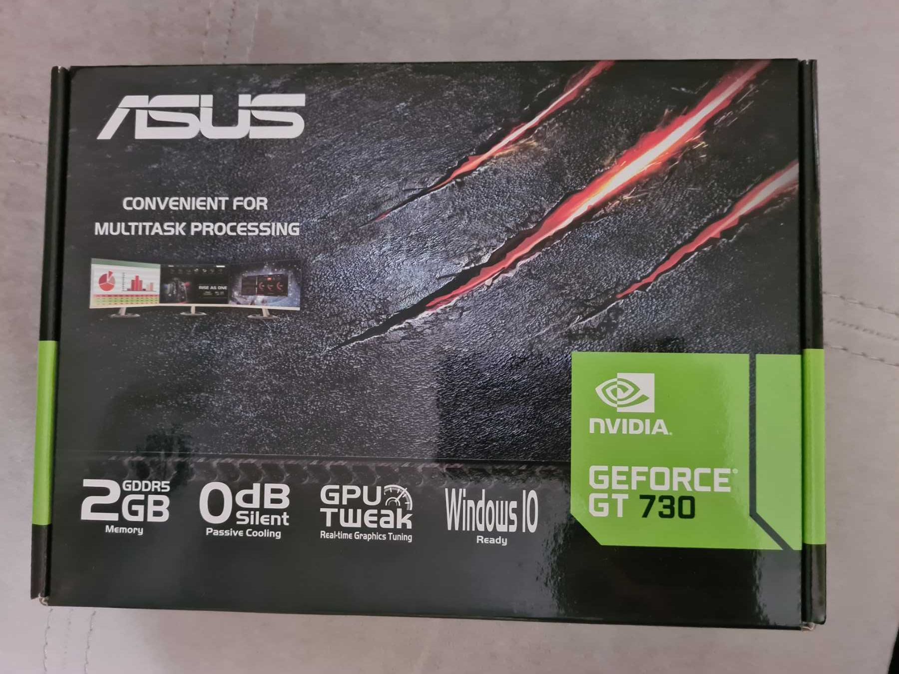 Відеокарта
Asus PCI-Ex GeForce GT 730 2048MB GDDR5 (64bit)