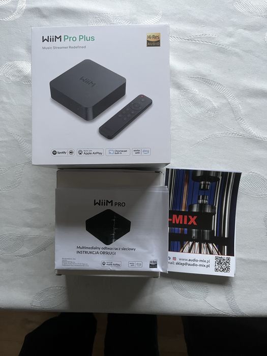 WiiM Pro Plus odtwarzacz sieciowy Tidal, Spotify