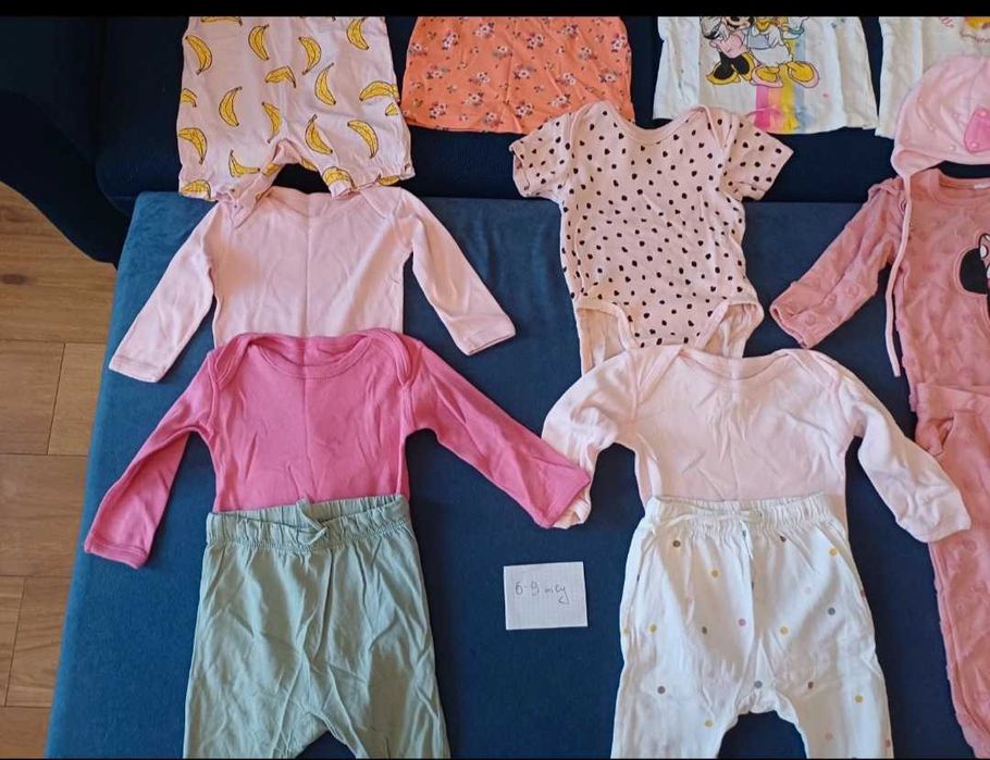 Ubranka dla dziewczynki 74 cm