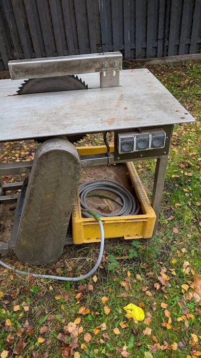 Piła do cięcia drewna 5kW – stal nierdzewna + przedłużacz 20m