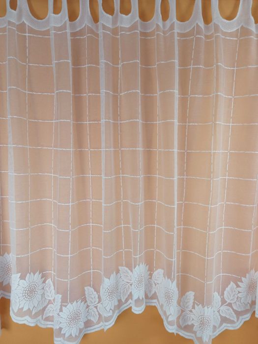 firana firanka biała duża 420 x 152 cm