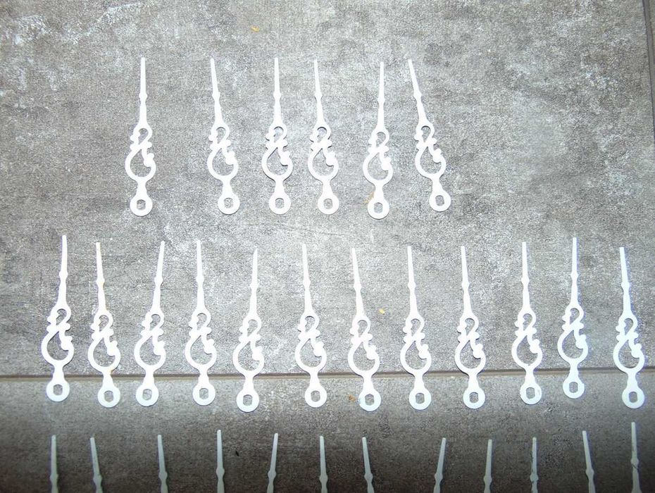 Wskazówki,wskazówka do zegara,zegar dł.52 mm.,minutowe