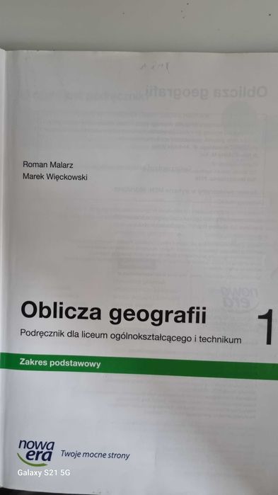 Oblicza geografii 1 zakres podstawowy