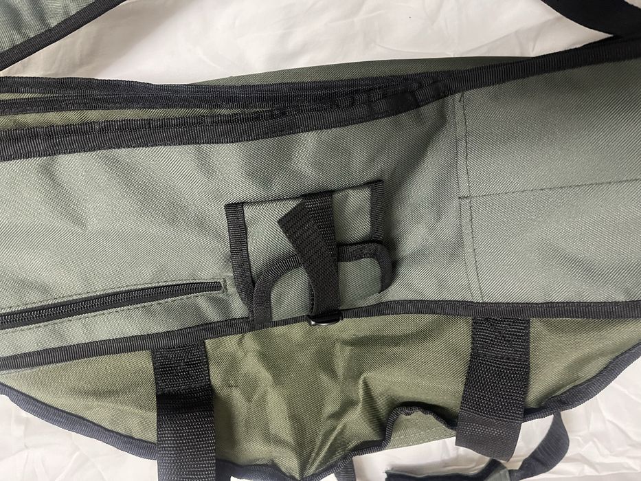 Mala/mochila porta canas 4 compartimentos