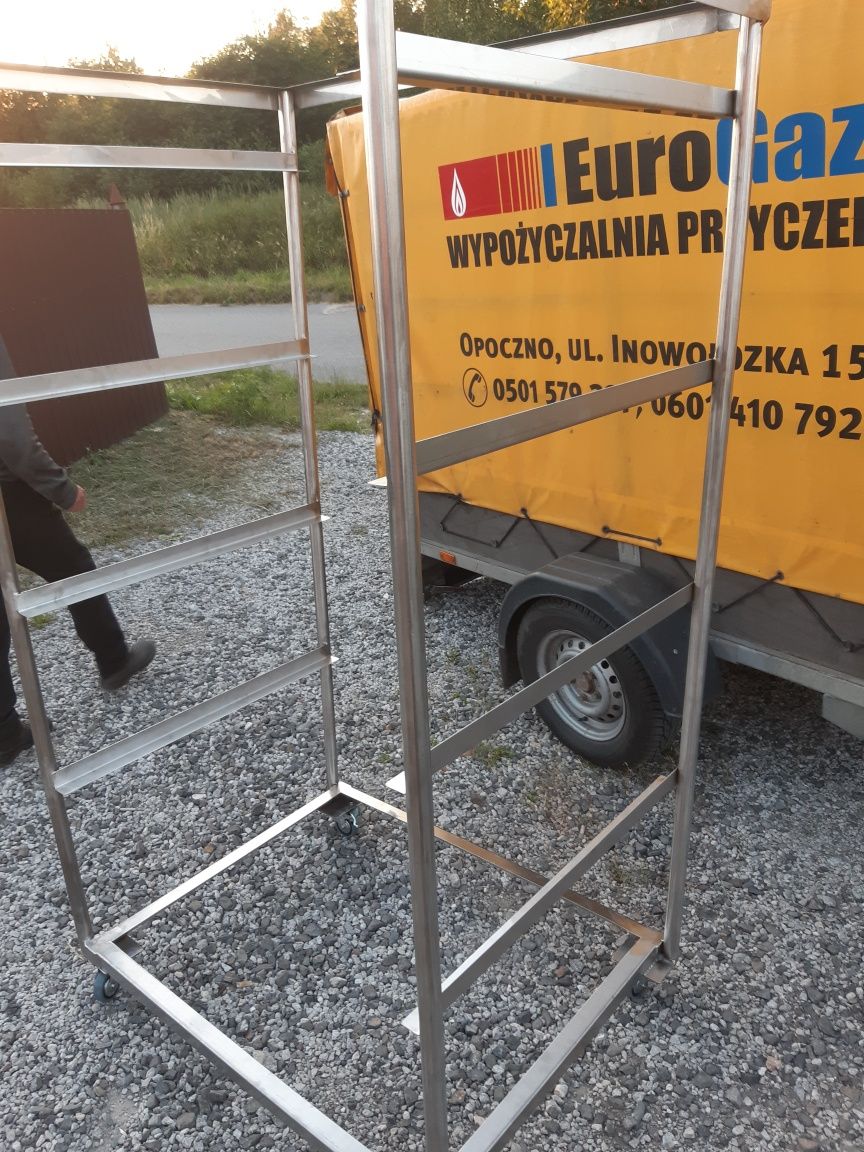 Wózek wędzarniczy,regał nierdzewny