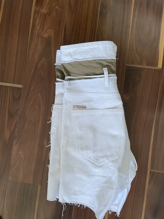 Litkovska білі джинсові шорти