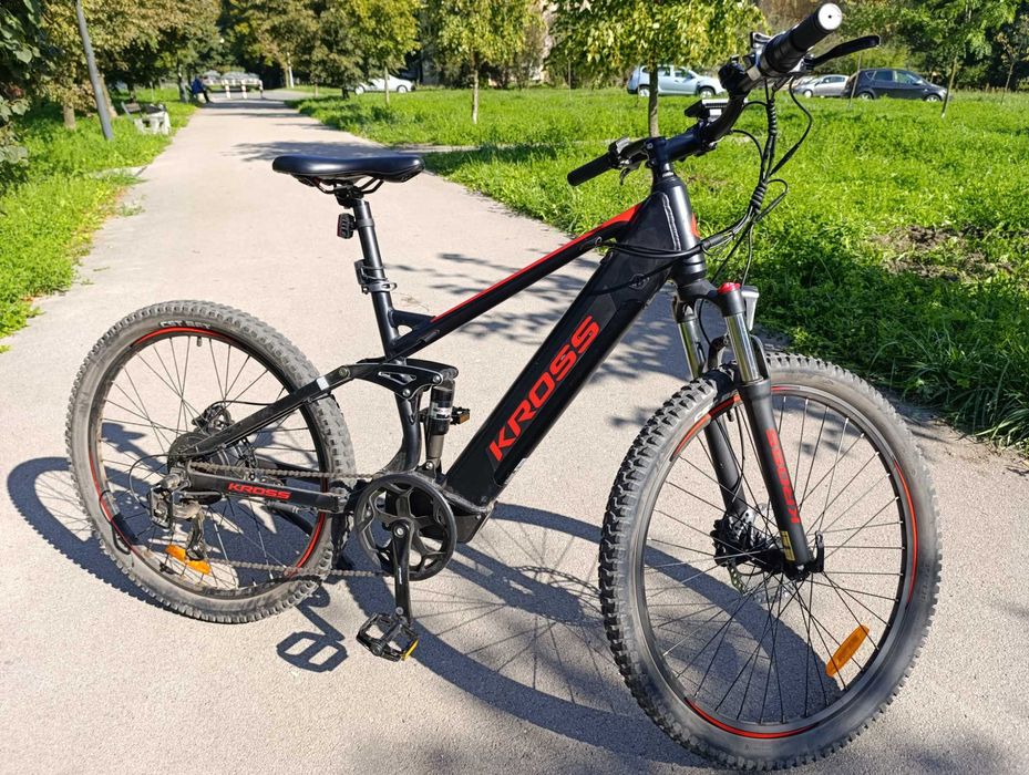 Rower elektryczny/manetka/odblokowany/
