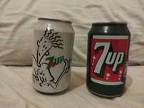 Latas 7up coleção vintage