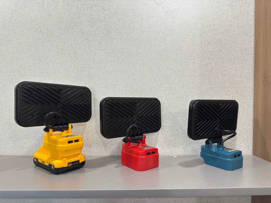 Прожектор для АКБ Dewalt, Milwaukee, Makita 4500/5400LM