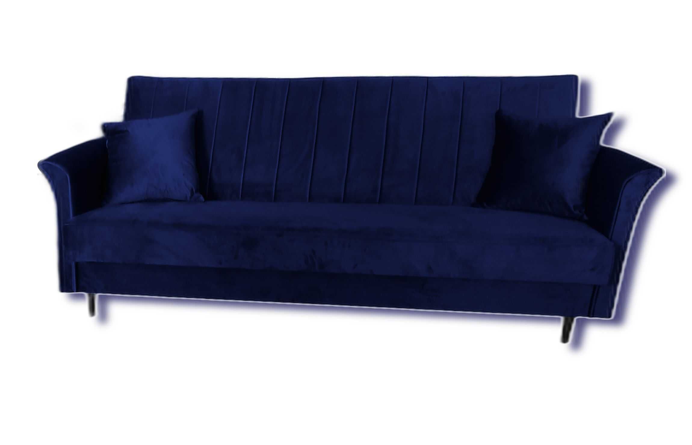 Glamour SOFA Kanapa rozkładana Kryształ USZAK fotel pufa otwierana