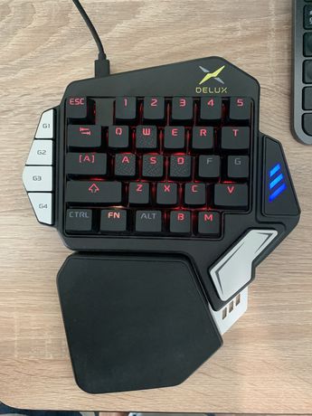 Механічна клавіатура DeLux T9X Game Titan ігрова кейпад макроси RGB