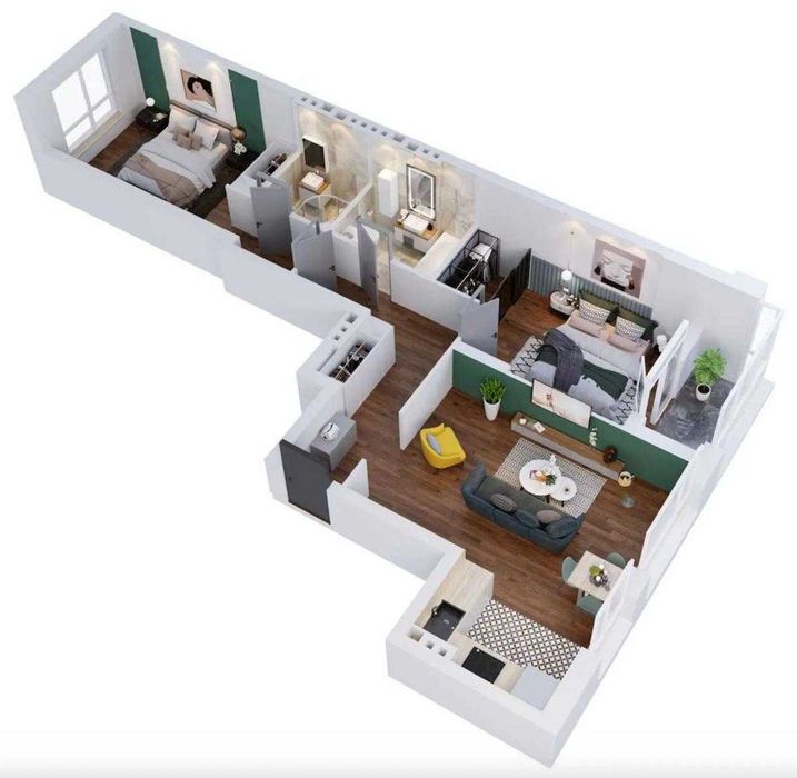 Продаж 2 км квартири, Дубляни,ЖК Royal Park 76.83 (ЗДАЧА В КІНЦІ РОКУ)