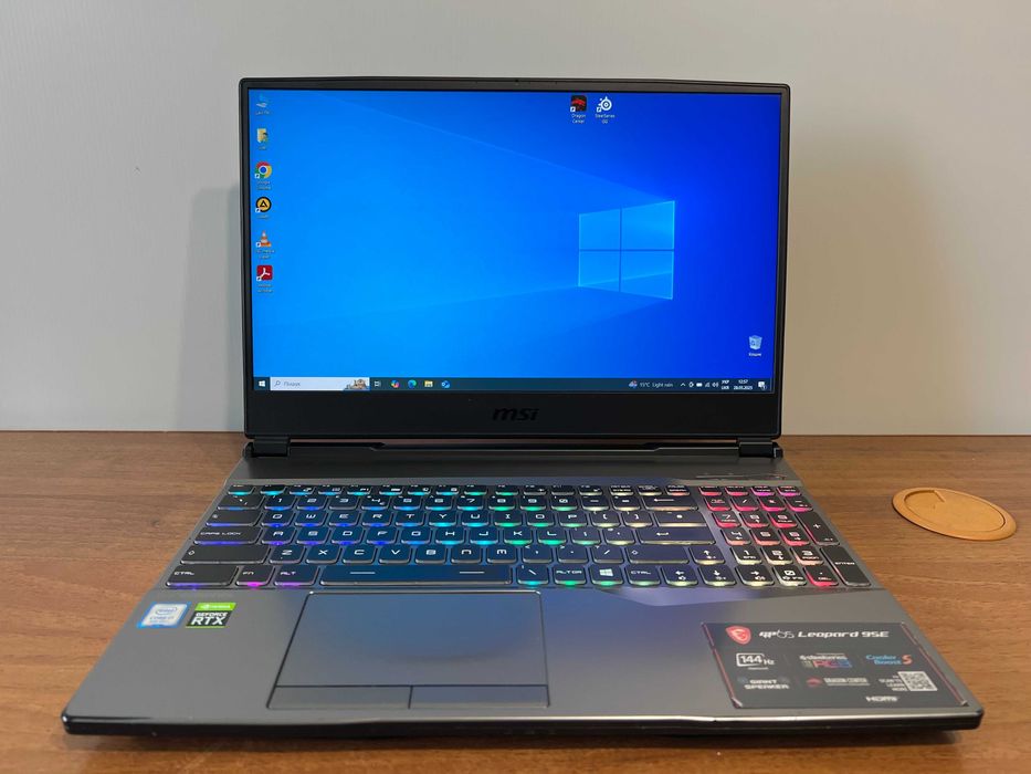 MSI GP65 Leopard 9SE. Intel Core i7, GeForce RTX 2060, 16Gb Ram