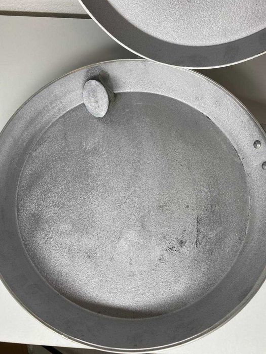 Сковорідка алюмінієва з кришкою D=290мм ТМ"ПОЛІМЕТ"